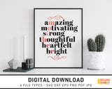 Mom Acronym - SVG Digital Download