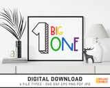 Big One - SVG Digital Download