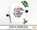 Mom Acronym - SVG Digital Download