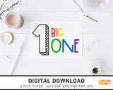 Big One - SVG Digital Download