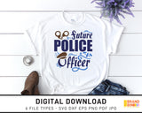 Future Police Officer - SVG Digital Download