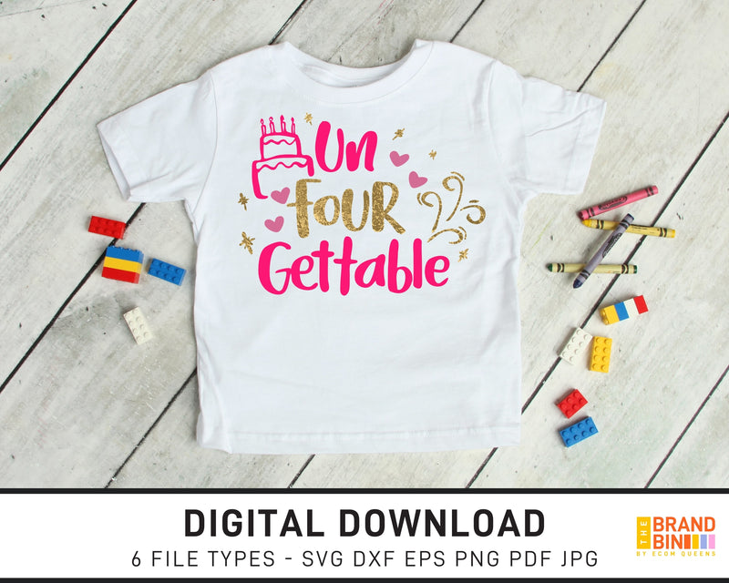 Un Four Gettable - SVG Digital Download