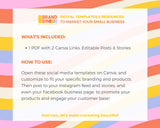 Instagram Template Pack For Business (Posts + Stories)