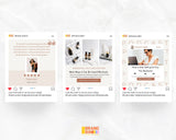 Instagram Template Pack For Business (Posts + Stories)