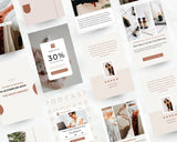 Instagram Template Pack For Business (Posts + Stories)