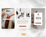 Instagram Template Pack For Business (Posts + Stories)