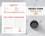 Order Form Printable