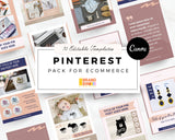 Pinterest Template Pack for eCommerce Sellers