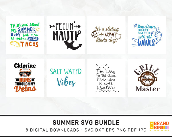Summer SVG Bundle Digital Designs