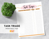Task Triage Printable