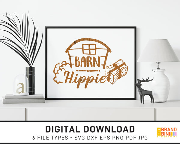 Barn Hippie - SVG Digital Download