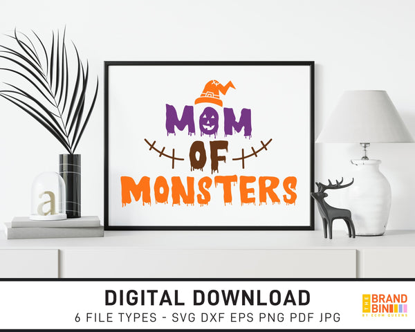 Mom Of Monsters - SVG Digital Download