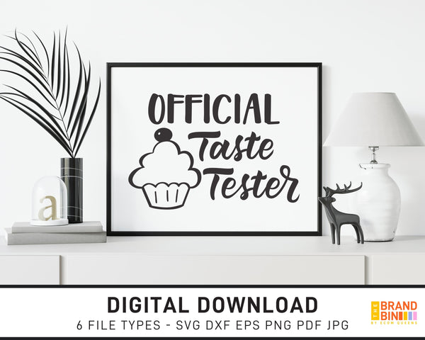 Official Taste Tester - SVG Digital Download