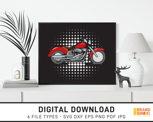 Motorcycle - SVG Digital Download