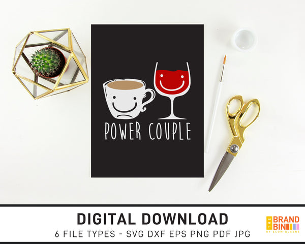 Power Couple - SVG Digital Download