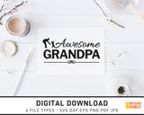 Awesome Grandpa - SVG Digital Download