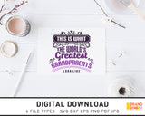 The World's Greatest Grandparents - SVG Digital Download