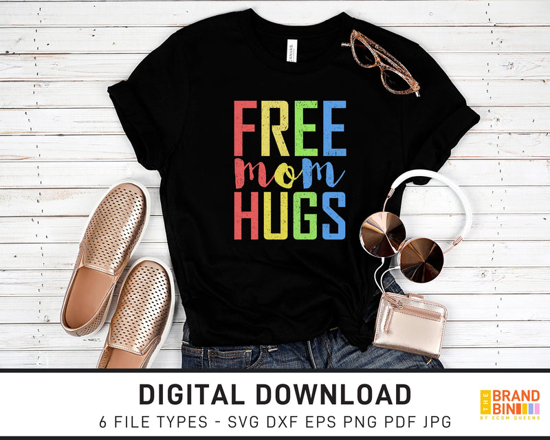 Free Mom Hugs - SVG Digital Download