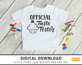 Official Taste Tester - SVG Digital Download
