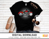 Motorcycle - SVG Digital Download