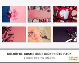 Colorful Cosmetics Stock Photo Pack