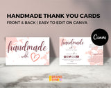 Handmade With Love Thank You Cards