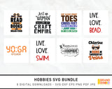 Hobbies SVG Bundle Digital Designs