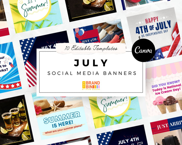 July Social Media Banners