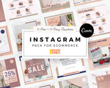 Instagram Template Pack For ECommerce (Posts + Stories)