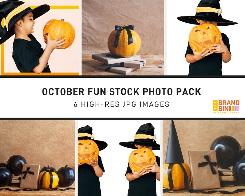 October Fun Stock Photo Pack