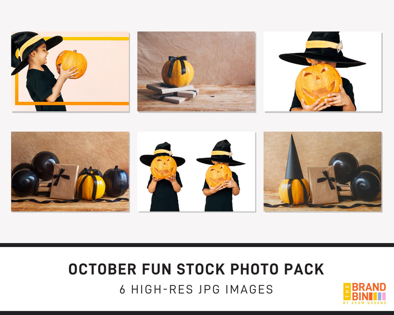 October Fun Stock Photo Pack