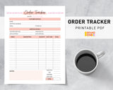 Order Tracker Printable