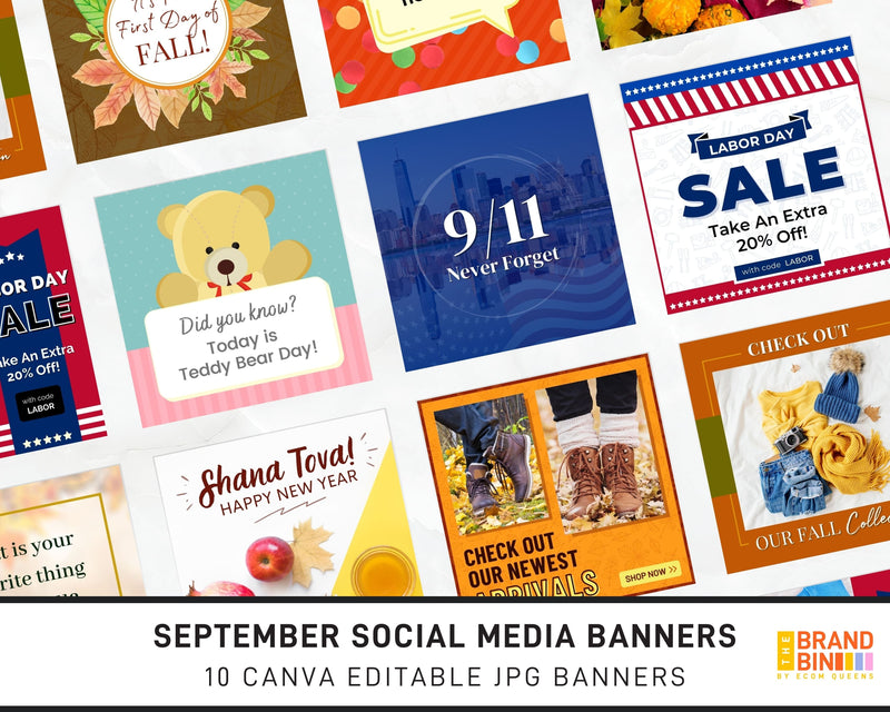 September Social Media Banners